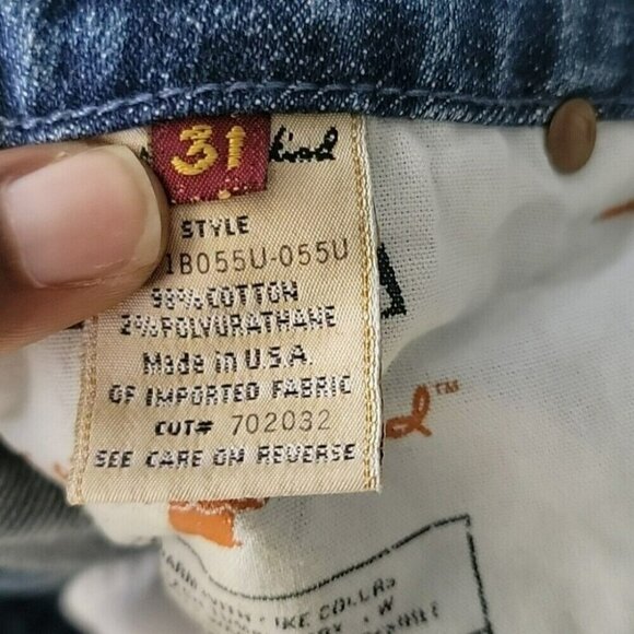 7 For All Mankind Light Blue Ankle Jeans Size 31 - Picture 5 of 6